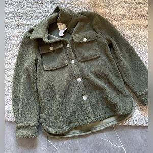 abercrombie fitch fleece jacket women